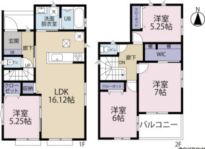 【長期優良住宅】ハートフルタウン　清水町長沢618番　全2棟　A号棟　4LDK　駐車場3台可の物件画像