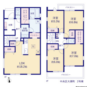 2号棟　間取り図