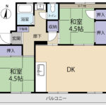 大岡団地N13棟　3階の画像