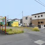 現地（前面道路から）
