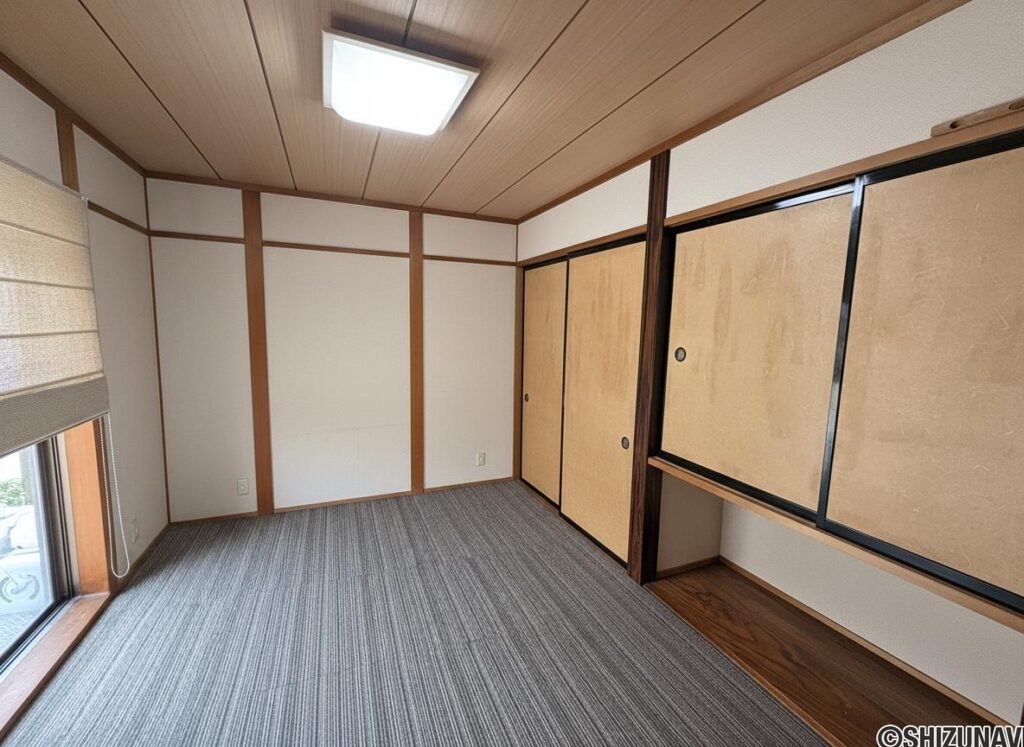 2階の6帖の和室です。