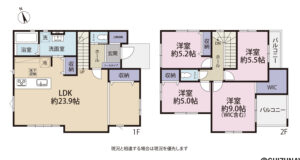 静岡市葵区秋山町2期　4LDK　新築一戸建て　の物件画像