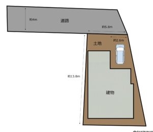 葵区川合　区画図