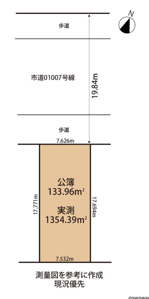 吉田町　形状図