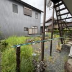 道原　敷地内より