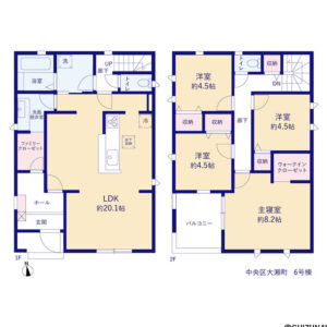 6号棟　間取り図
