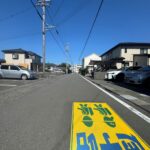 物件前面道路も約5.5ｍあるので、広々としております♪