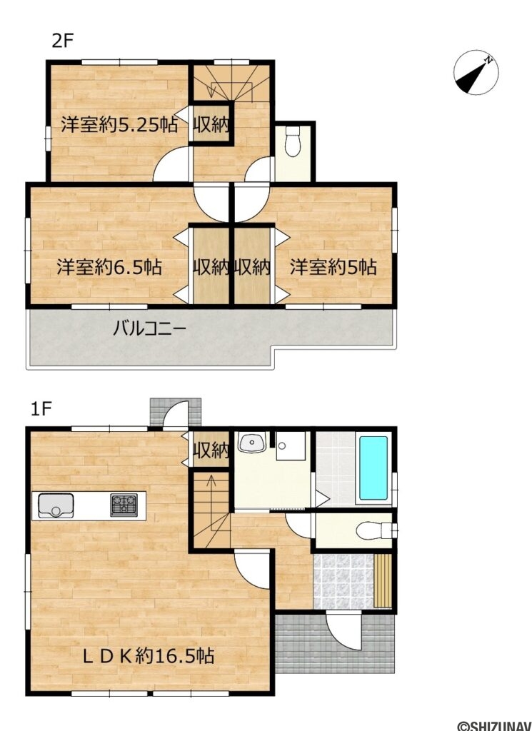 カチタス　時ケ谷　間取り図の中古住宅3LDK