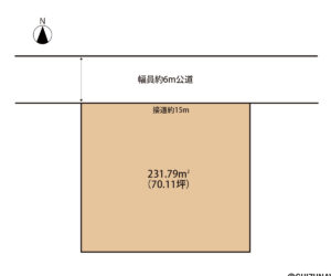 菊川市本所　土地　解体更地渡し、確定測量渡しの画像