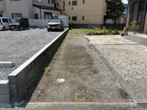 通路部分（前面道路から敷地）
