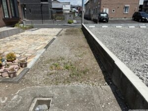 通路部分（敷地から前面道路）