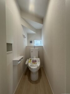1階 トイレの写真です。