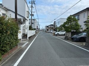 前面道路