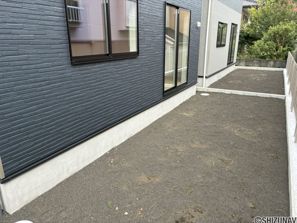 南側お庭です。