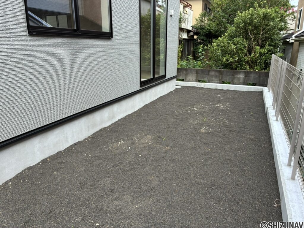 南側お庭です。