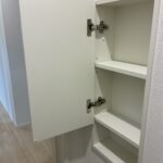 壁埋め込み収納です。
