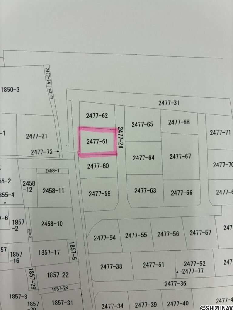 【建築条件なし】湖西市鷲津　土地の画像