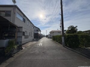 前面道路