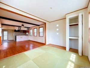 LDK　畳スペース　リフォーム中