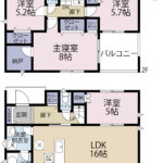 富士宮市淀平町第２　Ⅱ期　全４棟　5号棟　4LDK＋テレワークルーム　駐車場４台の画像