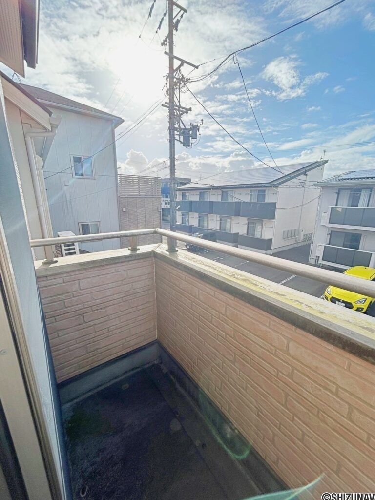 葵区瀬名川　北側バルコニー