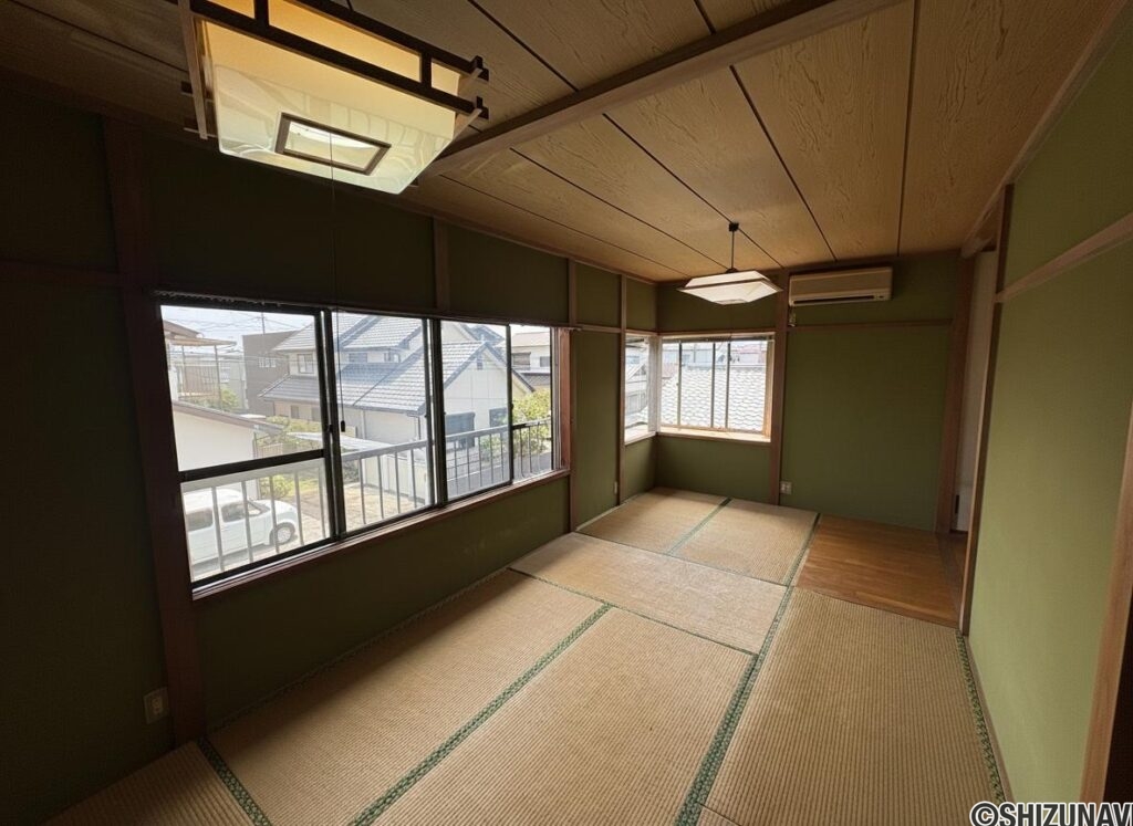2階8畳の和室です。