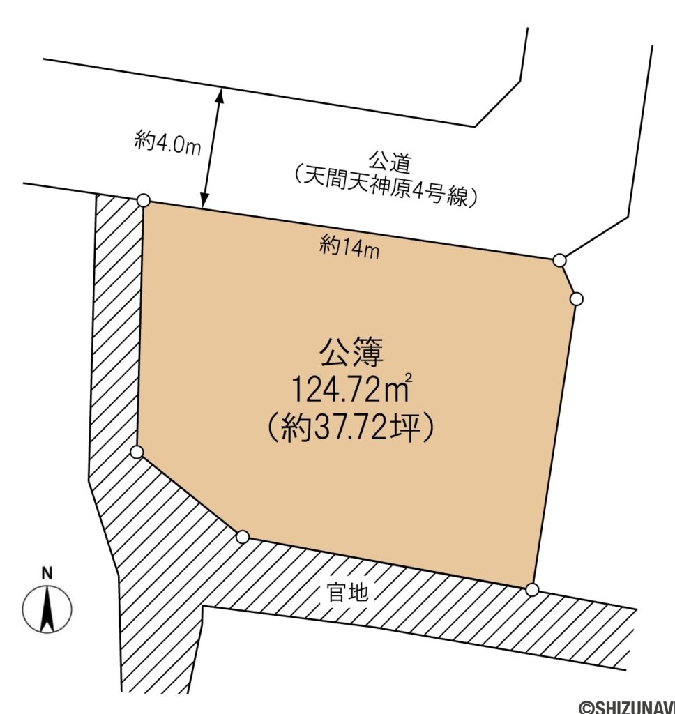 富士市天間　売り土地