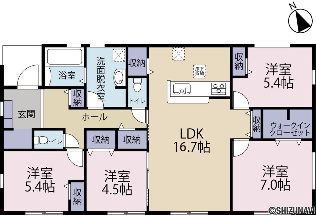 1号棟　間取り図