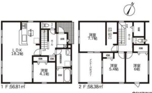 【2026.11完成予定】リーブルガーデン葵区瀬名1丁目　新築一戸建て　の物件画像