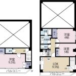 飽きのこない３LDKの間取り。