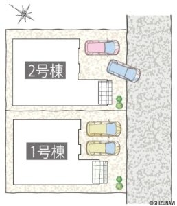 タマタウン清水区下野中　新築戸建て　全2棟の物件画像