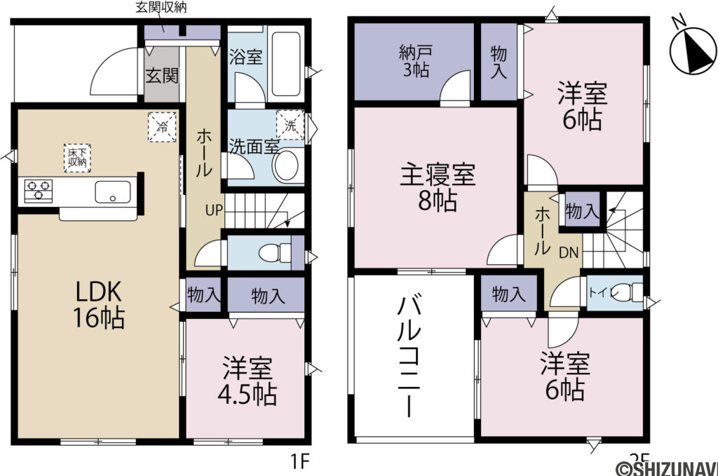 沼津市大塚第17　全１棟　1号棟　4SLDKの画像