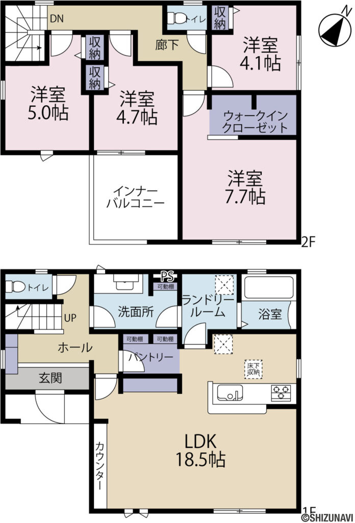 1号棟　間取り図