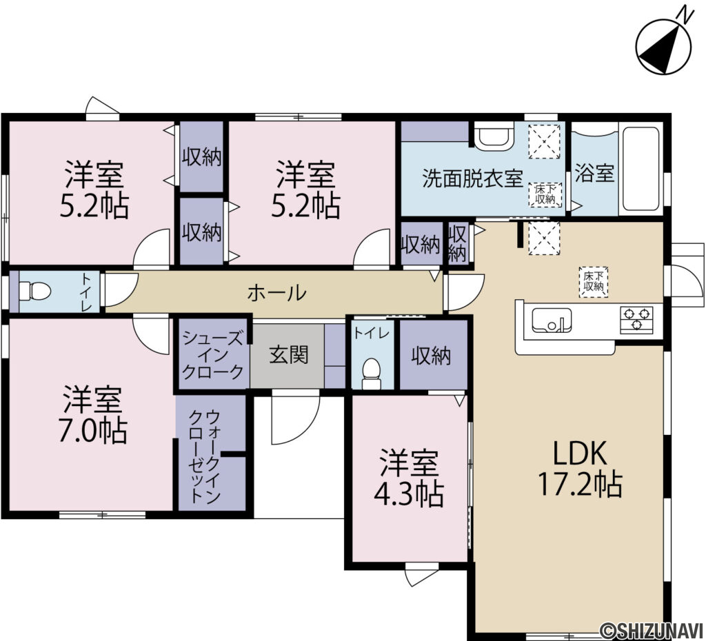 2号棟　間取り図