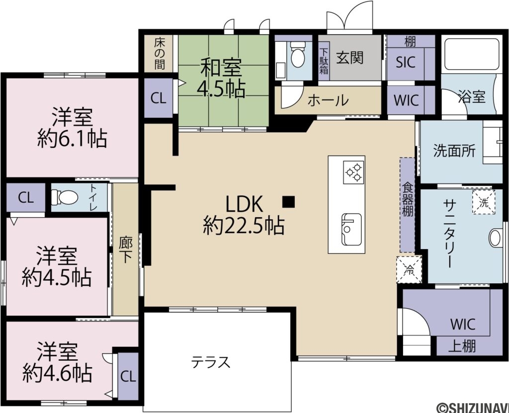2025年築　セキスイハイム施工　平家建の画像