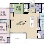 2025年築　セキスイハイム施工　平家建の画像
