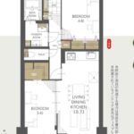 【リフォーム済】新中町ビル　7階　2LDKの画像