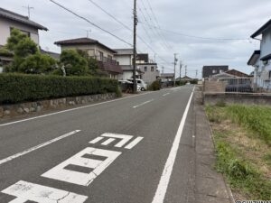 米津町　土地　線引き前宅地　100坪超（解体測量渡し）の画像