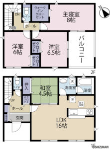 【2026年10月完成予定】富士宮市小泉第29　全4棟　1号棟　4LDK＋ウォークインクローゼットの物件画像