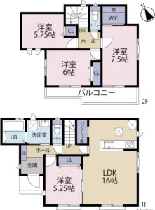 ハートフルタウン　沼津市下香貫2092番　4LDKの物件画像