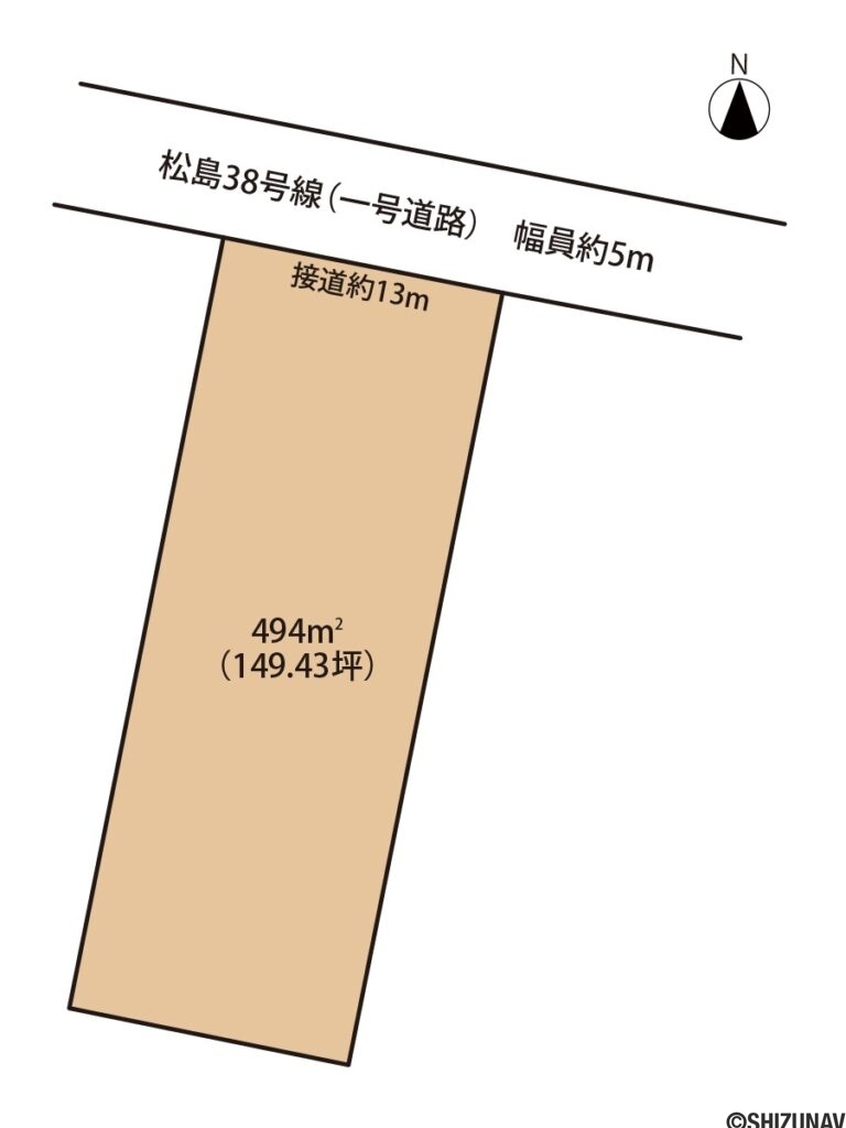 松島町　土地（調整区域　農地）の画像