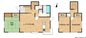 【間取り図】毎日使う浴室を拡張し、使い心地の良い広さになる予定です。