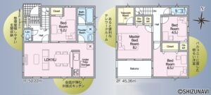 【2026年11月完成予定】浜松市中央区笠井新田町　2棟　4LDKの物件画像
