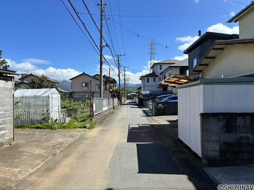 函南町間宮　売り土地　外観