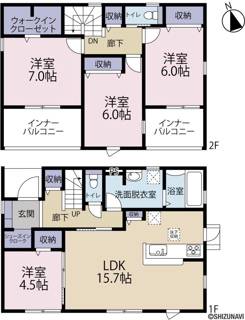 1号棟　間取り図