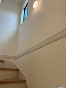 採光が取れている階段スペースです。