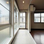サンルームで天気を気にせずお洗濯ができます。