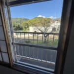 和室1からの景色です！緑がいいですね！