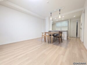 【LDK】ダイニングテーブルを置いてもゆとりある広さです！
