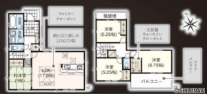 1号棟　間取り図